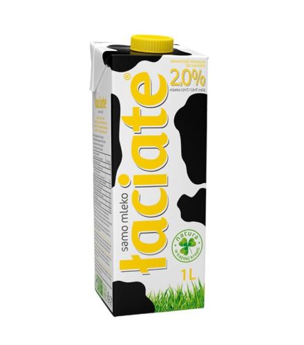Mleko Łaciate UHT 2,0%, karton 1L
