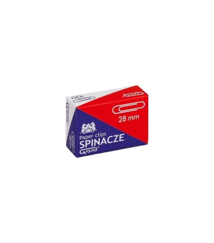 Spinacze biurowe okrągłe R28, 28 mm (10x100 szt)