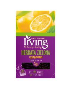 Herbata IRVING cytrynowa 20 kopert 1,5g zielona