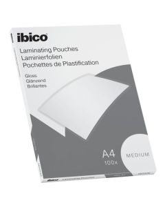 Folia do laminacji IBICO A4 100mic przezroczysta, połysk, 100 szt., MEDIUM 627309