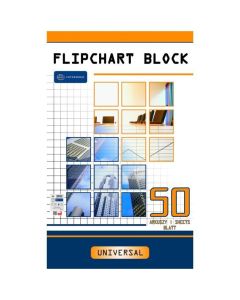 Blok do flipcharta 50x100x64  kratka INTERDRUK