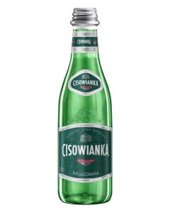 Woda mineralna w szklanych butelkach, Classique Cisowianka niegazowana 300ml  - 24 sztuki
