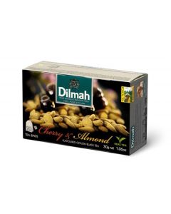 Herbata DILMAH WIŚNIA&MIGDAŁ (20 saszetek) czarna