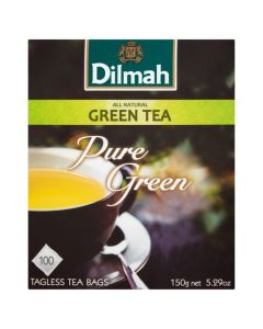Herbata DILMAH PURE GREEN TEA zielona 100 torebek x1,5g