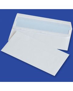 Koperty DL rozmiary 110x220 mm, SK samoklejąca koperta na list, białe 1000 sztuk