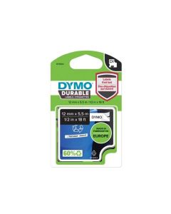 Taśmy Durable, etykiety LabelWriter 12 mm x 5,5 M, czarny/biały, Dymo D1 1978364