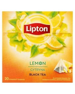 Herbata LIPTON PIRAMID cytryna (20 saszetek)