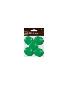 Magnesy 40mm GRAND zielone   (10)^ 130-1703