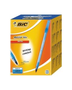 Długopis Bic Round Stic M 1.0mm, jednorazowy długopis niebieski