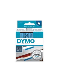 Taśma DYMO D1 - 19 mm x 7 m, czarny / niebieski S0720860 do drukarek etykiet (X)