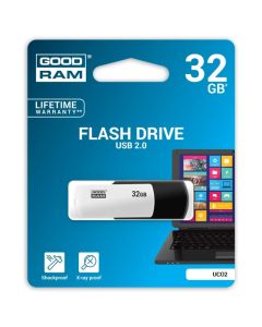 Pamięć USB GOODRAM 32GB UCO2 czarno-biały USB 2.0 UCO2-0320KWR11