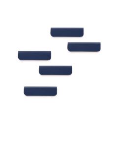 Klips magnetyczny, samoprzylepny, 60mm, DURAFIX® CLIP 60, granatowy 5szt