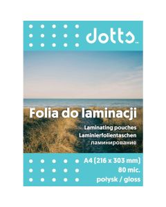 Folia do laminacji A4 80mic DOTTS