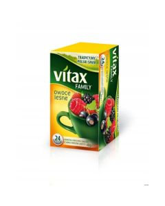 Herbata VITAX FAMILY OWOCE LEŚNE (24 saszetek) bez zawieszki