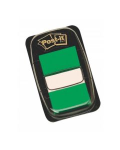 Zakładki indeksujące, karteczki do zaznaczania Post it 680-3 PP, 25x43mm, 50 kart, zielone