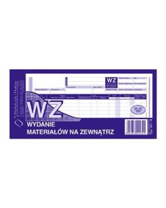 351-8 WZ wydanie materiałów na zewnątrz 1/3A4 80 kartek MICHALCZYK