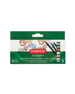 Flamastry metaliczne Derwent Academy 8 szt