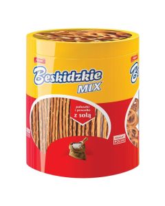 Paluszki i Precelki z solą BESKIDZKIE MIX 275g w tubie