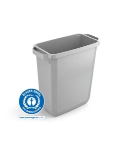 Kosz na śmieci DURABIN_ ECO 60L prostokątny srebrny 1800503050