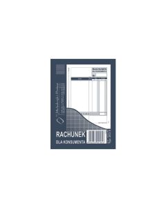 Rachunek dla konsumenta A6, 80 str., 263-5, druki akcydensowe