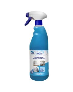 Płyn/środek UNIWERSALNY Professional do czyszczenia szkło, drewno, laminaty, metal, kamień, ceramikę, plastik, VIJUSA 750ml, Next, Spray