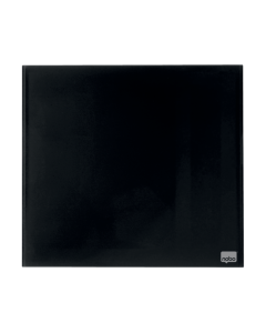 Szklana tablica magnetyczna, suchościeralna tablica Nobo Diamond 450 x 450 mm, czarna