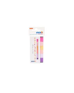 Zakładki papierowe 45x15mm 6 kolorów SPRING 180 kartek STICKN 21595
