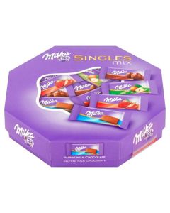 Czekoladki MILKA SINGLES bombonierka MIX 138g