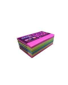 Notes samoprzylepny EXTRA STICKY 76x127mm 4 kol.neon/90 kart. 6szt. STICK`N 21687