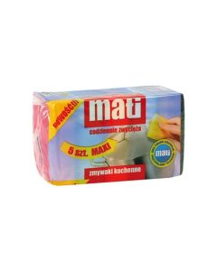 Zmywaki gąbka do zmywania Maxi (5 szt.) MATI 08267