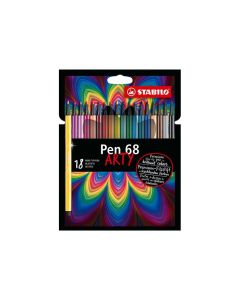 Flamaster STABILO Pen 68 etui 18 szt. ARTY