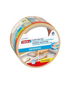 Taśma dwustronna Tesa Universal, montażowa samoprzylepna taśma do wykładzin 5m x 50mm