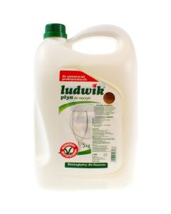 LUDWIK Płyn do naczyń 5L hipoalergiczny bezbarwny bezzapachowy 8973qw