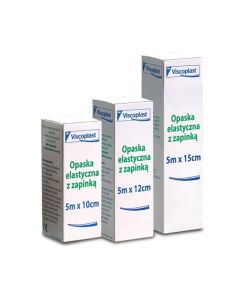 Opaska elastyczna z zapinką VISCOPLAST, 8cmx5m