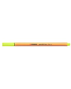 Cienkopis STABILO point 88, kolor neon żółty