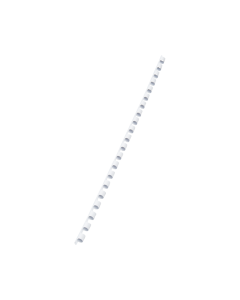 Grzbiety plastikowe GBC Combs, A4, 6 mm, białe