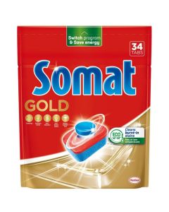 SOMAT Tabletki do zmywarki 34 szt. GOLD 577105