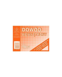 Dowód wewnętrzny druk A6, 50 str., k-13, druki akcydensowe