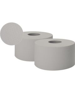 Papier toaletowy JUMBO-ROLL (12 rolek) szary ESTETIC 1-warstwowy 120m PJS1120 WELMAX