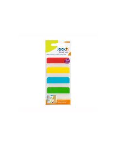 Przekładki indeksujące przeźroczyste 38x51mm 4 kolory STICKN 21608