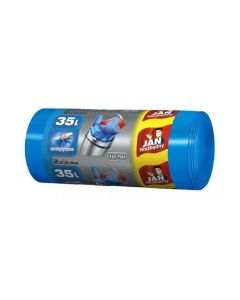 JAN NIEZBĘDNY Worki HD Easy-pack niebieskie wiązane 35l 30 szt. 32331