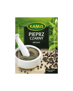 Pieprz czarny mielony KAMIS 16g