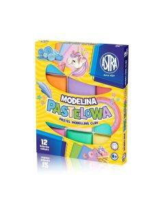 Modelina Astra 12 kolorów pastelowych