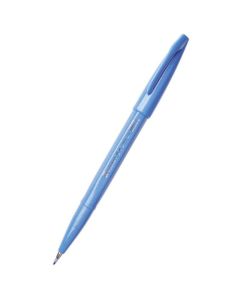Pisak do kaligrafii Pentel BrushPen SES15C, flamastry pędzelkowe, błękitny