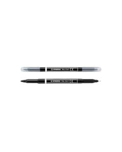 Flamaster STABILO Trio 2 w 1, pisak czarny