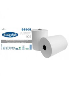 Ręcznik systemowy w roli 200m. (6 rolek) 2w, BulkySoft,  100% celulozy, 98905