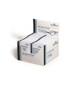 Chusteczki do czyszczenia okularów DURABLE (585302) 100 sztuk