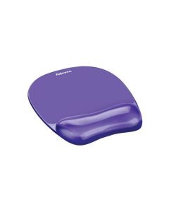 Podkładka pod mysz i nadgarstek Crystal™ (fioletowa) Fellowes