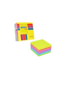 Bloczek STICKN 76x76mm 400k mix neonowy 6 kolorów 21539