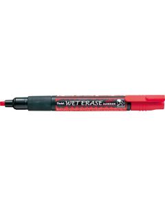 Marker kredowy Pentel SMW26, średni pisak do szkła, ścięta, czerwony
